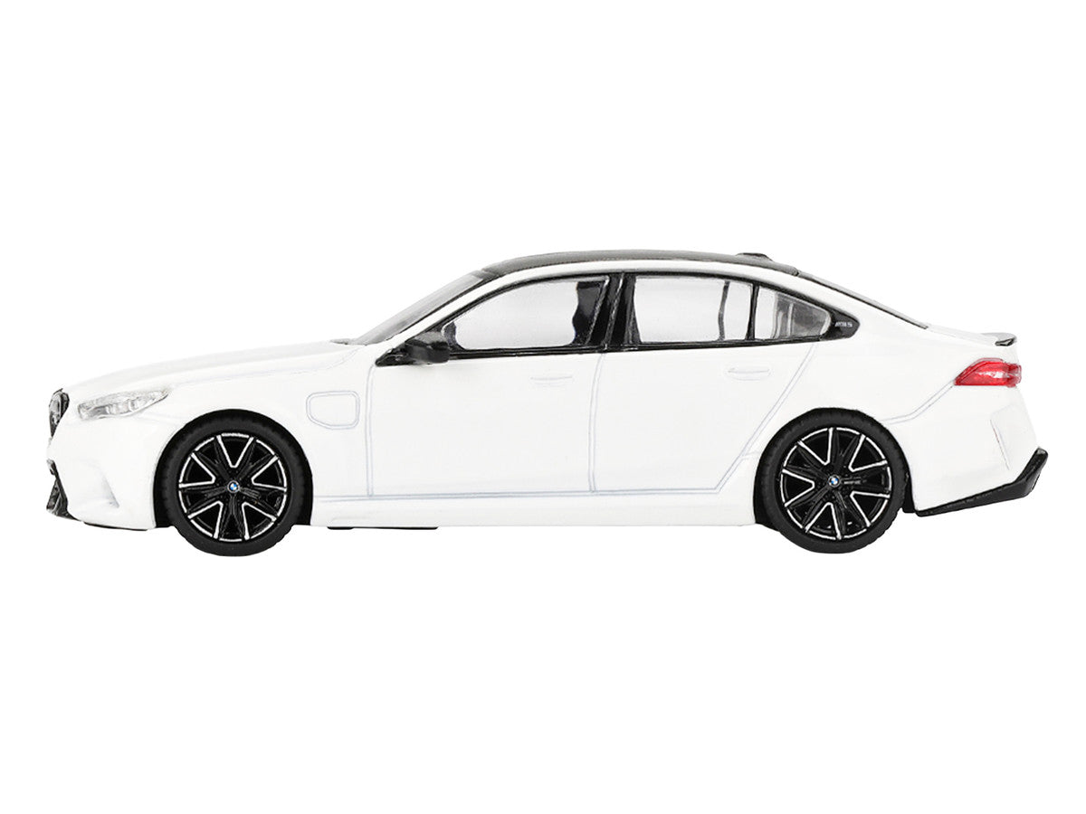 BMW M5 Alpine White with Carbon Top Limited Edition 1/64 Diecast Model Car by Mini GT by Mini GT