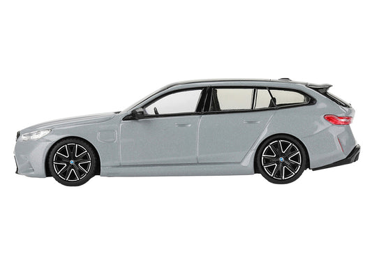 BMW M5 Touring Brooklyn Gray Metallic with Sunroof 1/64 Diecast Model Car by Mini GT by Mini GT
