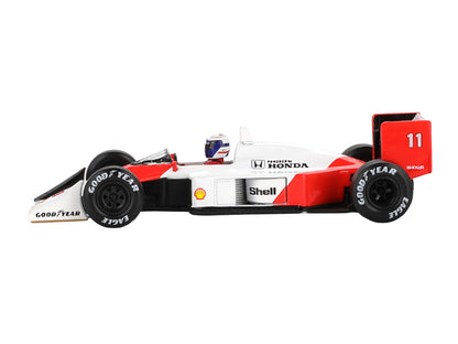 McLaren MP4/4 #11 Alain Prost 2nd Place Formula One F1 "Japanese GP" (1988) with Driver Figure Limited Edition 1/64 Diecast Model Car by Mini GT-2