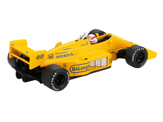Lotus 99T #11 Satoru Nakajima Formula One F1 "Monaco GP" (1987) with Driver Figure Limited Edition 1/64 Diecast Model Car by Mini GT by Mini GT