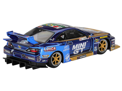 Nissan Silvia (S15) LB-Super Silhouette RHD (Right Hand Drive) #555 Yukio Fausto "Team MINI GT Liberty Walk" "Formula Drift Japan" (2025) Limited Edition 1/64 Diecast Model Car by Mini GT by Mini GT