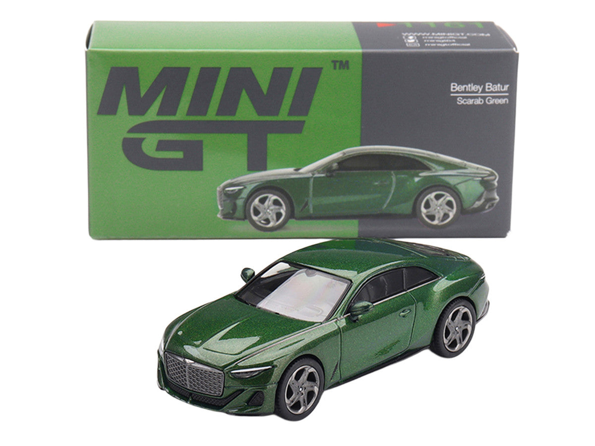 Bentley Batur Scarab Green Metallic Limited Edition 1/64 Diecast Model Car by Mini GT by Mini GT