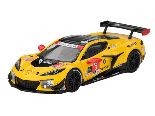 Chevrolet Corvette Z06 GT3.R #3 Antonio Garcia - Daniel Juncadella - Alexander Sims "Corvette Racing by Pratt Miller Motorsports" GTD Pro Class 2nd Place IMSA "24 Hours of Daytona" (2025) Limited Edition 1/64 Die Cast Model Car by Mini GT by Mini GT