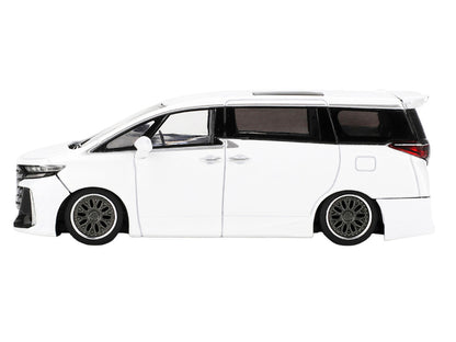 Toyota Vellfire 40 KUHL Van White Metallic Limited Edition 1/64 Die Cast Model Car by Mini GT-2
