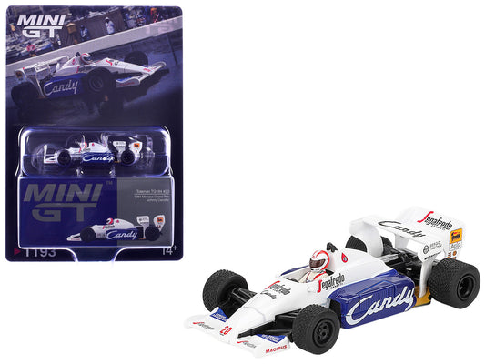 Toleman TG184 #20 Johnny Cecotto Formula One F1 "Monaco GP" (1984) with Driver Figure Limited Edition 1/64 Diecast Model Car by Mini GT by Mini GT