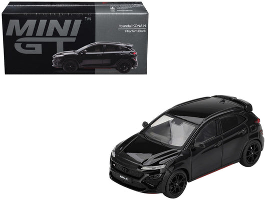 Hyundai Kona N Phantom Black Limited Edition 1/64 Diecast Model Car by Mini GT by Mini GT