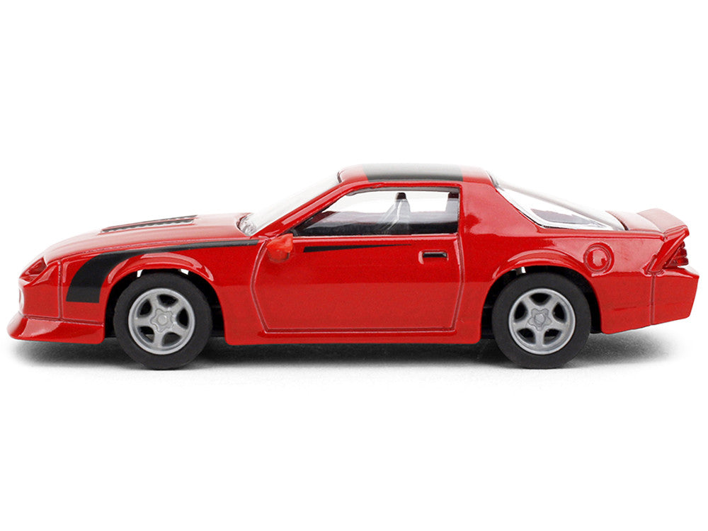1985 Chevrolet Camaro Red with Black Top and Stripes "Collection" Series 1/64 Diecast Model Car by Majorette by Majorette