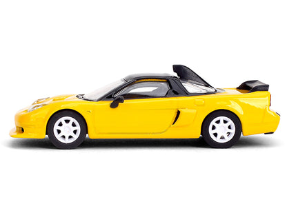 1995 Honda NSX-R GT RHD (Right Hand Drive) Yellow with Black Top "Collection" Series 1/64 Diecast Model Car by Majorette by Majorette