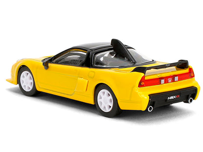 1995 Honda NSX-R GT RHD (Right Hand Drive) Yellow with Black Top "Collection" Series 1/64 Diecast Model Car by Majorette by Majorette