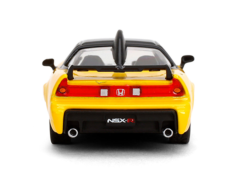 1995 Honda NSX-R GT RHD (Right Hand Drive) Yellow with Black Top "Collection" Series 1/64 Diecast Model Car by Majorette by Majorette