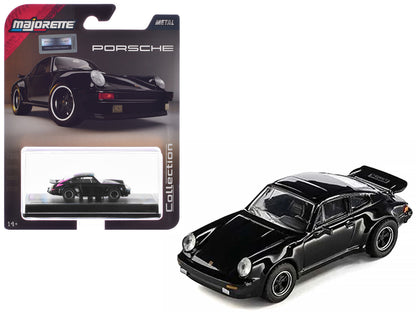 1975 Porsche 930 Turbo Black "Collection" Series 1/64 Diecast Model Car by Majorette by Majorette