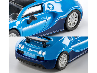 2005 Bugatti Veyron 16.4 Super Sport Blue "Collection" Series 1/64 Diecast Model Car by Majorette by Majorette