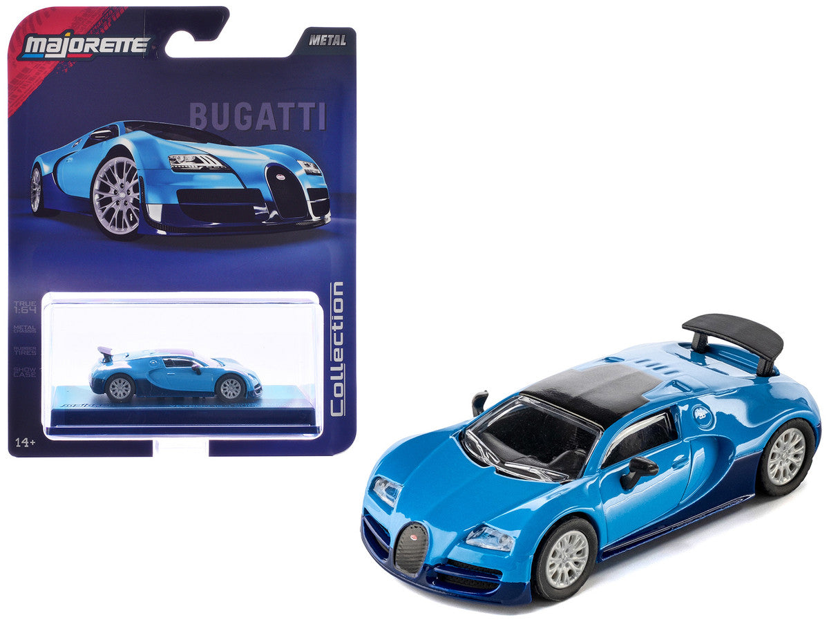 2005 Bugatti Veyron 16.4 Super Sport Blue "Collection" Series 1/64 Diecast Model Car by Majorette by Majorette