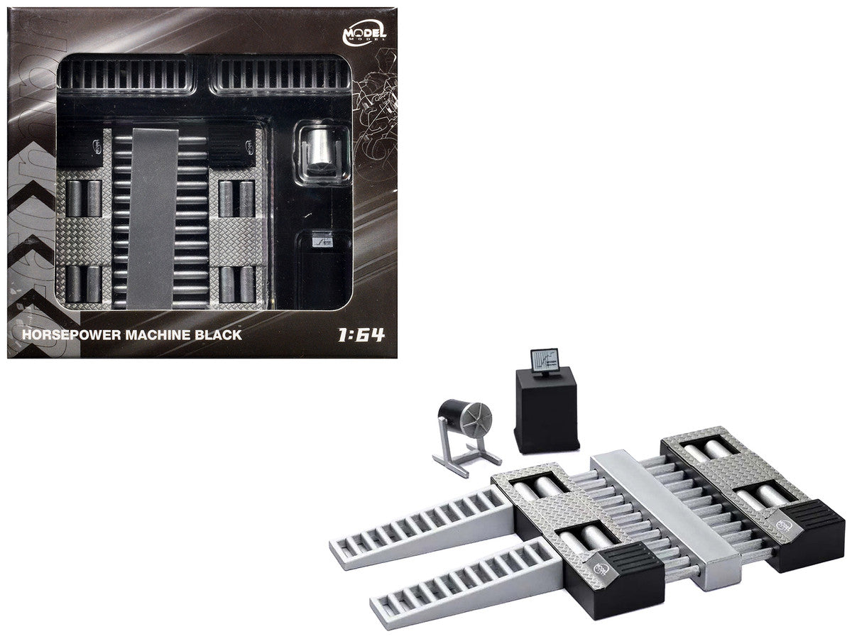 Horsepower Machine Black 1/64 Diecast Model by Model Model by Model Model