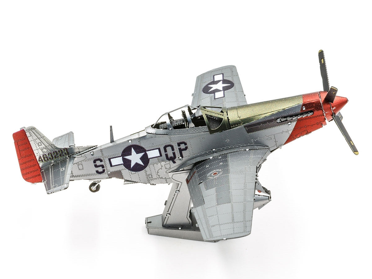 Model Kit North American P-51D Mustang Fighter Aircraft "Sweet Arlene" United States Army Air Forces (Challenging Difficulty) Steel Model by Metal Earth by Metal Earth