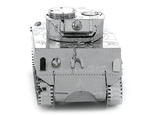 Model Kit American Sherman Tank (Moderate Difficulty) Steel Model by Metal Earth by Metal Earth