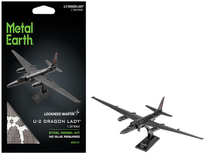 Model Kit Lockheed Martin U-2 Dragon Lady Aircraft "United States Air Force" (Moderate Difficulty) Steel Model by Metal Earth by Metal Earth