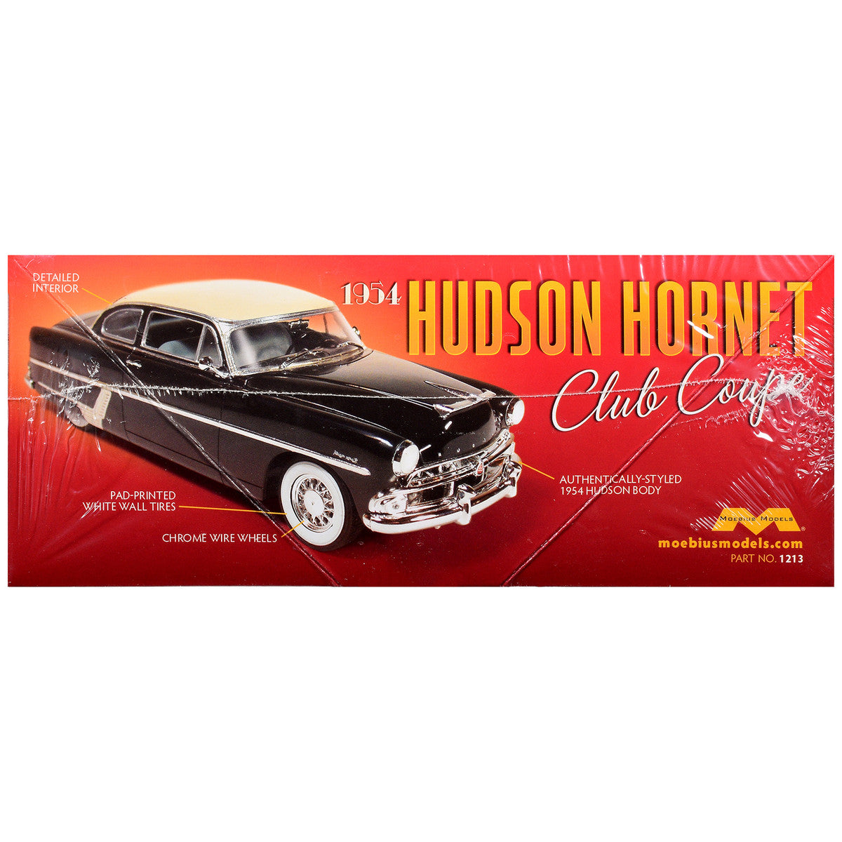 Skill 3 Model Kit 1954 Hudson Hornet Coupe 1/25 Scale Model by Moebius by Moebius