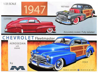 Skill 3 Model Kit 1947 Chevrolet Fleetmaster 3-in-1 Kit 1/25 Scale Model by Moebius-0