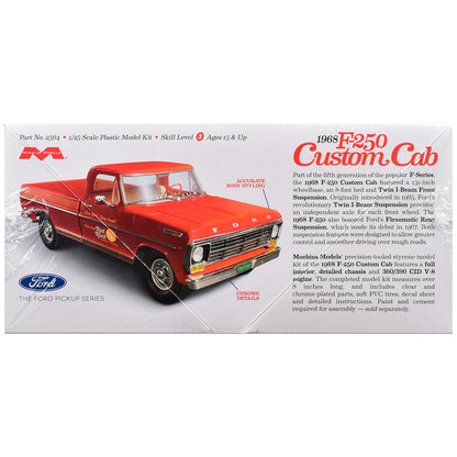 Skill 3 Model Kit 1968 Ford F-250 Custom Cab Pickup Truck 1/25 Scale Model by Moebius by Moebius