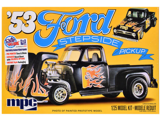 Skill 2 Model Kit 1953 Ford Stepside Pickup Truck 1/25 Scale Model by MPC by MPC