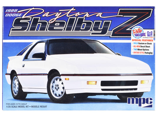 Skill 2 Model Kit 1988 Dodge Shelby Daytona Z 2-in-1 Kit 1/25 Scale Model by MPC by MPC