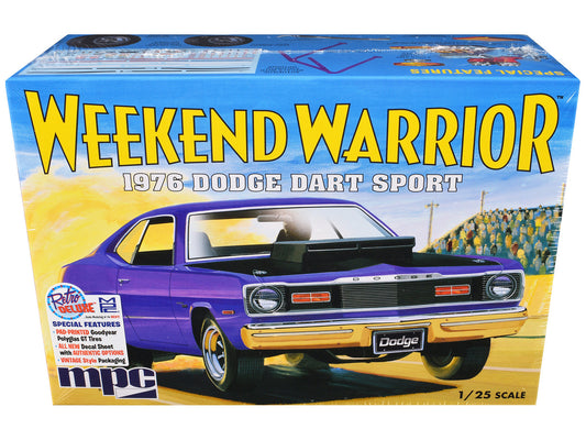 Skill 2 Model Kit 1976 Dodge Dart Sport "Weekend Warrior" 1/25 Scale Model by MPC by MPC