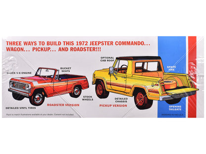 Skill 2 Model Kit 1972 Jeep Jeepster Commando 1/25 Scale Model by MPC by MPC
