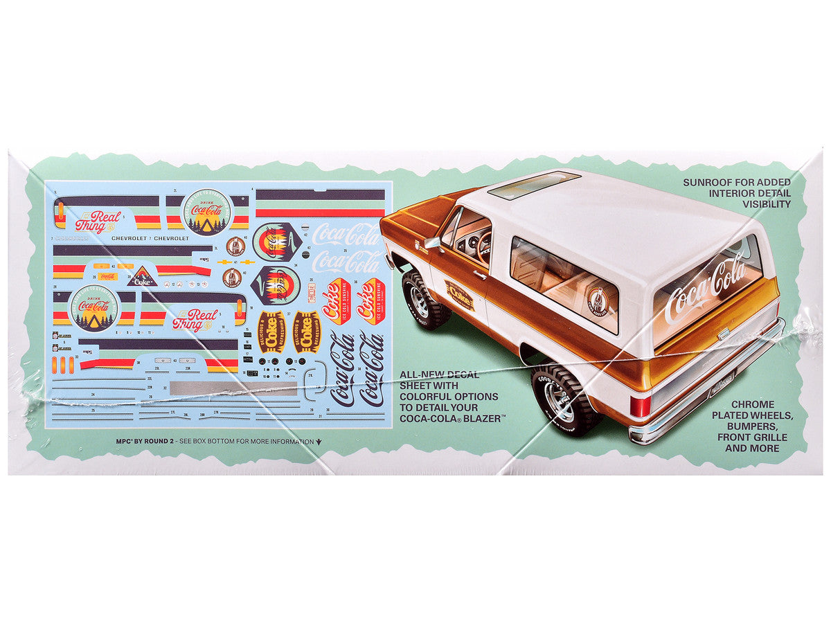 Skill 1 Model Kit Chevrolet K5 Blazer "Coca-Cola" 1/25 Scale Model by MPC by MPC