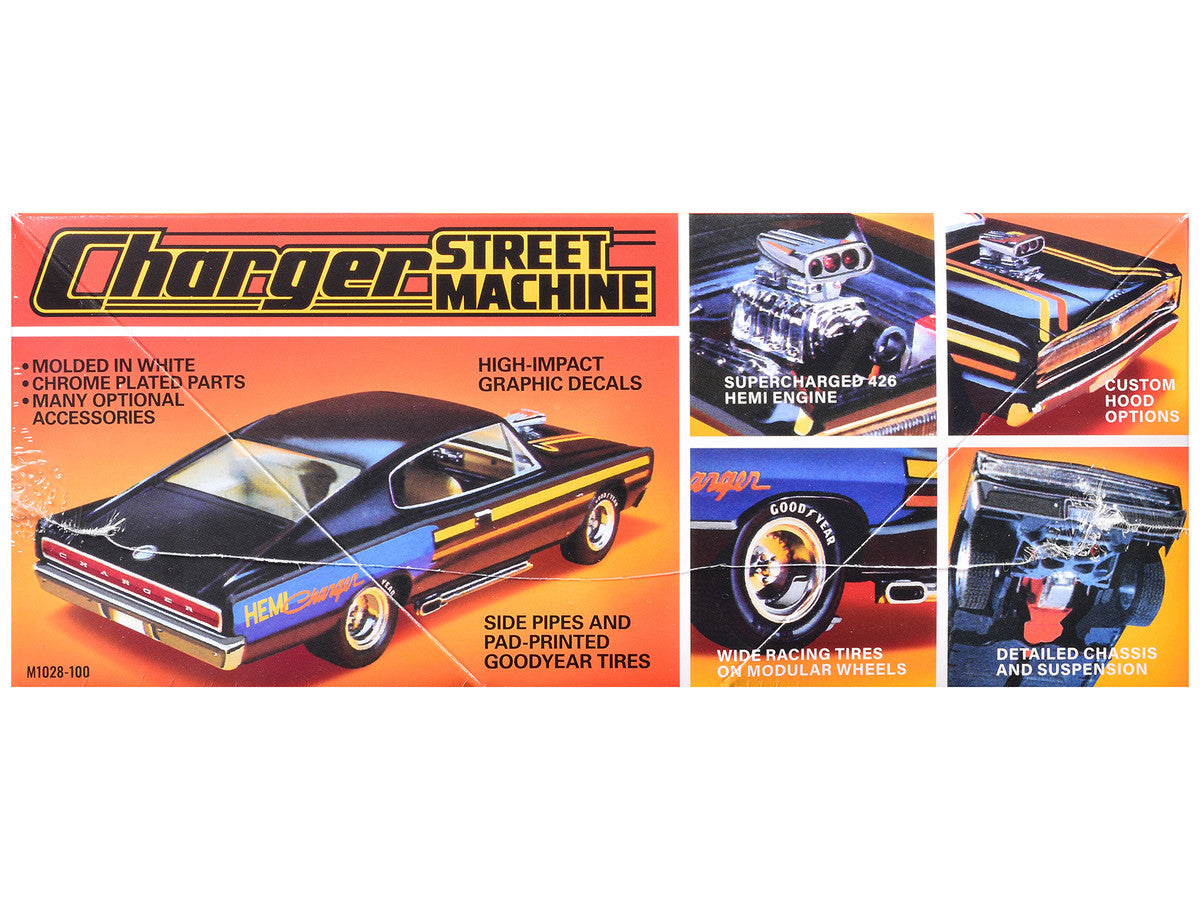 Skill 2 Model Kit 1967 Dodge Charger Street Machine 1/25 Scale Model by MPC by MPC