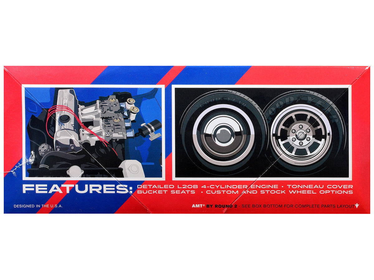 Skill 2 Model Kit 1975 Datsun Pickup Truck "BRE" 1/25 Scale Model by MPC by MPC