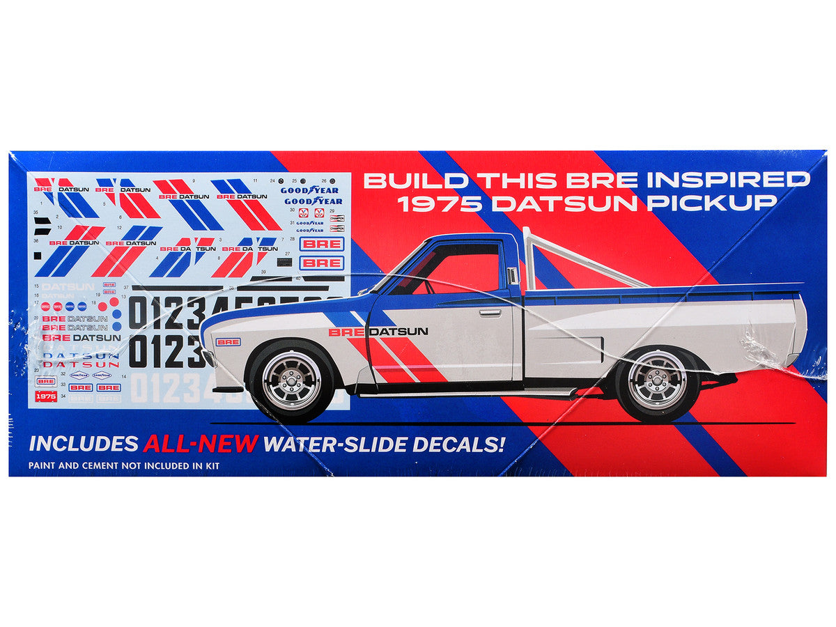 Skill 2 Model Kit 1975 Datsun Pickup Truck "BRE" 1/25 Scale Model by MPC by MPC