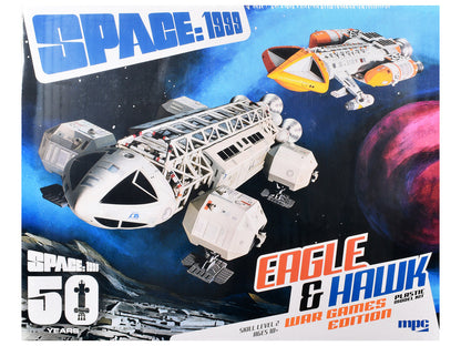 Skill 2 Model Kit Eagle and Hawk War Games Edition "Space: 1999" (1975-1977) TV Series 1/72 Scale Model by MPC by MPC