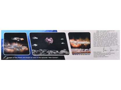 Skill 2 Model Kit Eagle and Hawk War Games Edition "Space: 1999" (1975-1977) TV Series 1/72 Scale Model by MPC by MPC