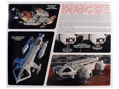 Skill 2 Model Kit Eagle and Hawk War Games Edition "Space: 1999" (1975-1977) TV Series 1/72 Scale Model by MPC by MPC