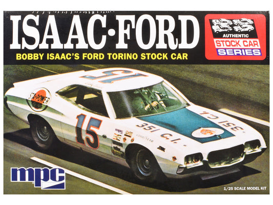 Skill 2 Model Kit 1972 Ford Torino Stock Car "Bobby Isaac" 1/25 Scale Model by MPC by MPC