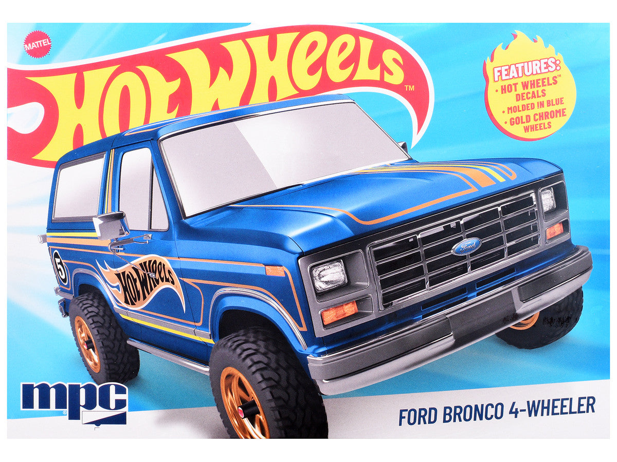 Skill 2 Model Kit Ford Bronco 4-Wheeler "Hot Wheels" 1/25 Plastic Model by MPC by MPC