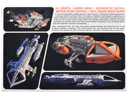 Skill 2 Model Kit Hawk Mark IX Spacecraft "Space: 1999" (1975-1977) TV Series 1/72 Scale Model by MPC by MPC