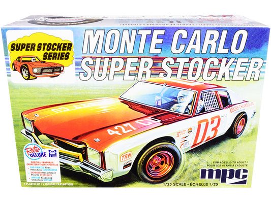 Skill 2 Model Kit 1971 Chevrolet Monte Carlo Super Stocker 1/25 Scale Model by MPC by MPC