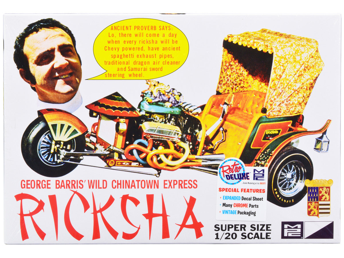 Skill 2 Model Kit George Barris' Wild Chinatown Express Ricksha 1/20 Scale Model by MPC by MPC
