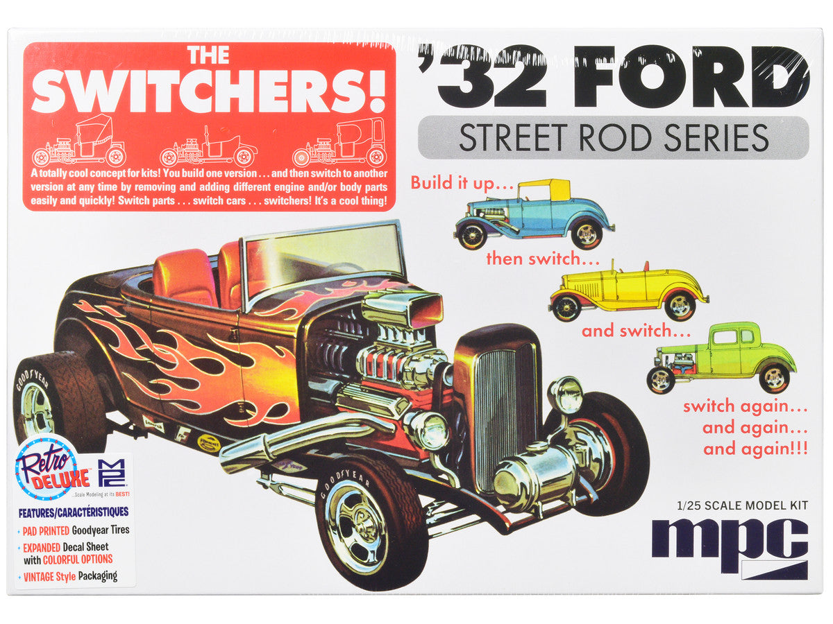 Skill 2 Model Kit 1932 Ford Street Rod Series "The Switchers" 1/25 Scale Model by MPC by MPC