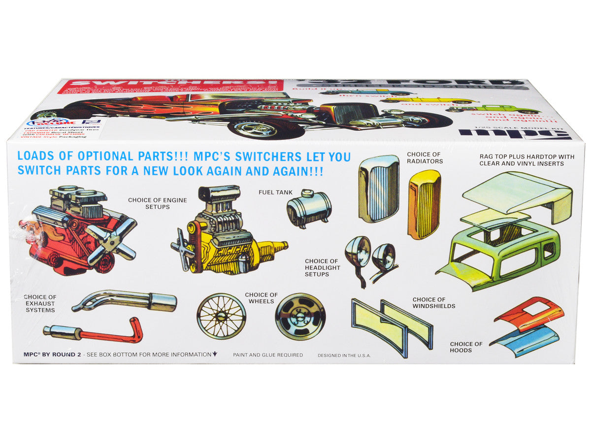 Skill 2 Model Kit 1932 Ford Street Rod Series "The Switchers" 1/25 Scale Model by MPC by MPC