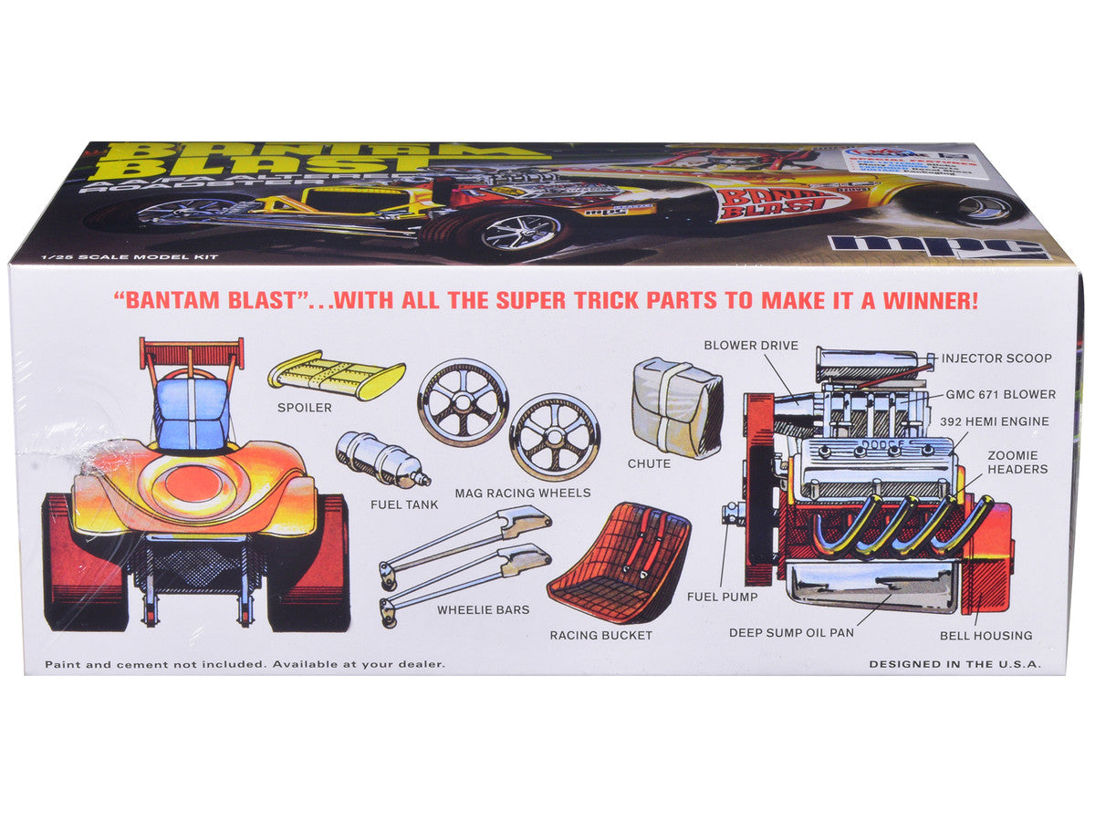 Skill 2 Model Kit "Bantam Blast" AA/FA Altered Roadster/Dragster 1/25 Scale Model by MPC by MPC