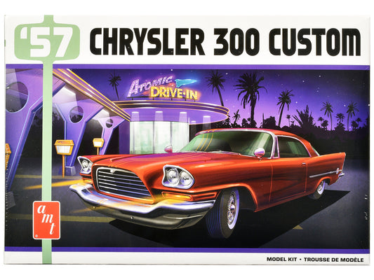 Skill 2 Model Kit 1957 Chrysler 300 Custom 1/25 Scale Model by AMT by AMT