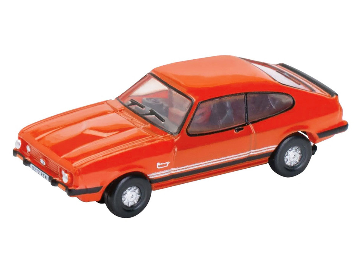 Ford Capri Mk3 RHD (Right Hand Drive) Sebring Red 1/148 (N) Scale Diecast Model Car by Oxford Diecast by Oxford Diecast