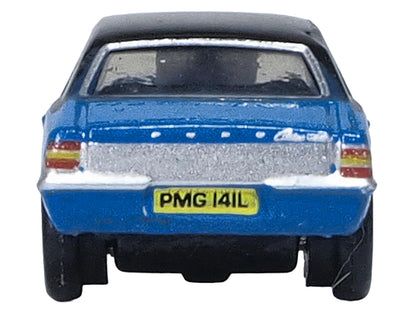Ford Cortina MKIII RHD (Right Hand Drive) Electric Monza Blue with Black Top 1/148 (N) Scale Diecast Model Car by Oxford Diecast by Oxford Diecast