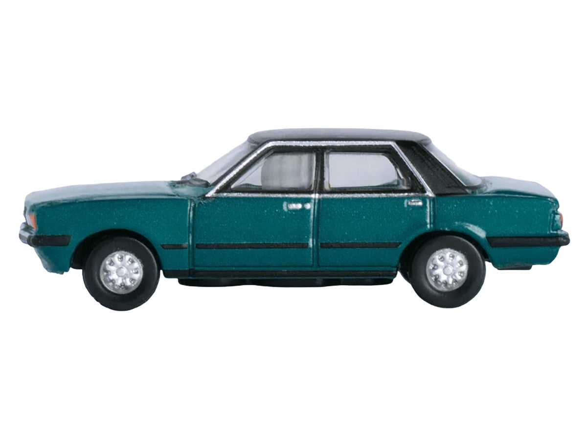 Ford Cortina Mk5 RHD (Right Hand Drive) Cosmos Blue Metallic with Black Top 1/148 (N) Scale Diecast Model Car by Oxford Diecast by Oxford Diecast