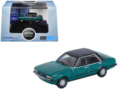 Ford Cortina Mk5 RHD (Right Hand Drive) Cosmos Blue Metallic with Black Top 1/148 (N) Scale Diecast Model Car by Oxford Diecast by Oxford Diecast