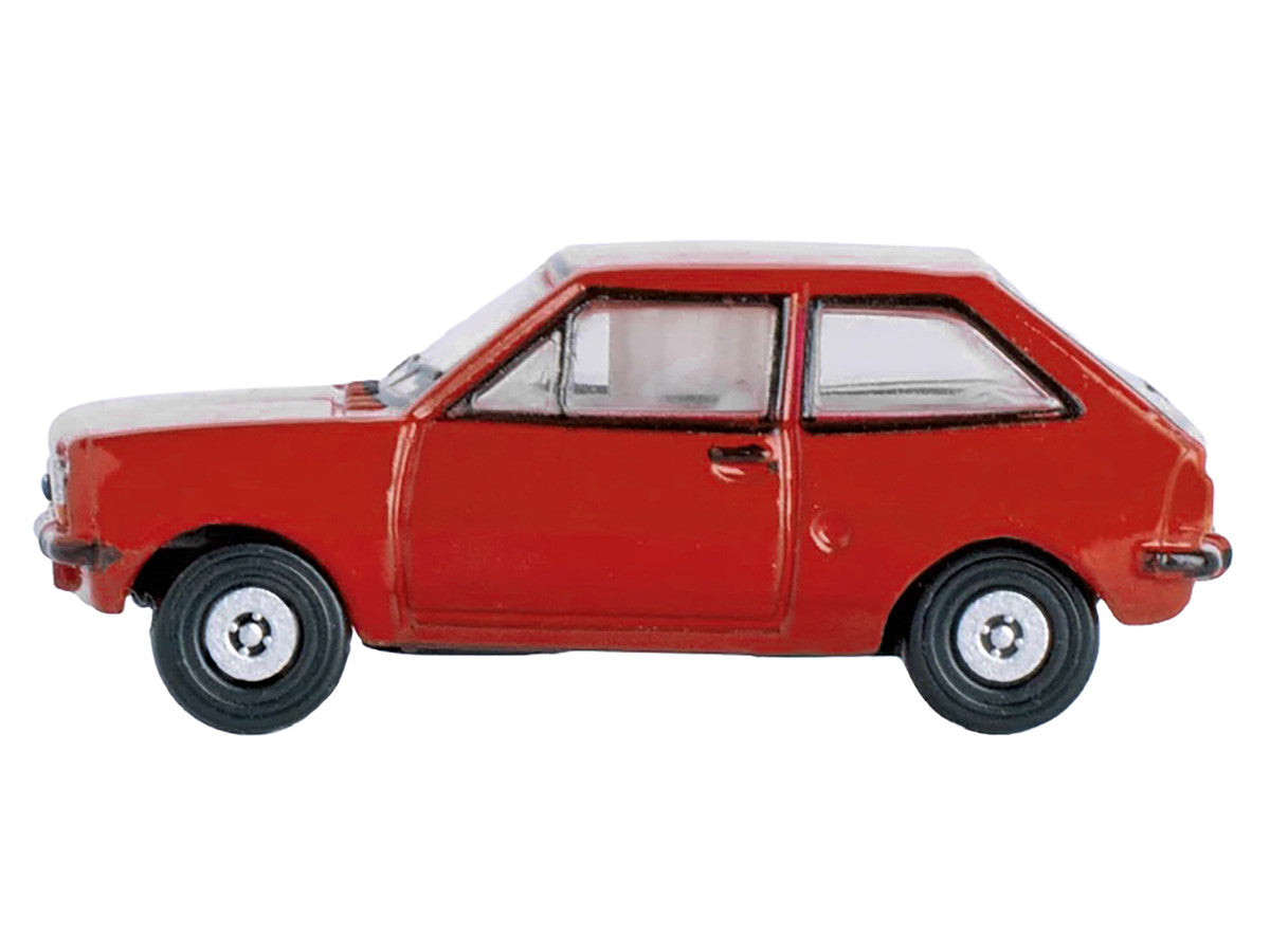 Ford Fiesta Mk1 RHD (Right Hand Drive) Venetian Red 1/148 (N) Scale Diecast Model Car by Oxford Diecast by Oxford Diecast