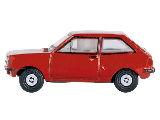 Ford Fiesta Mk1 RHD (Right Hand Drive) Venetian Red 1/148 (N) Scale Diecast Model Car by Oxford Diecast by Oxford Diecast